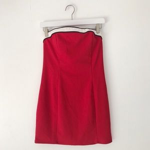 Urban Outfitters Colorblock Strapless Dress Size S
